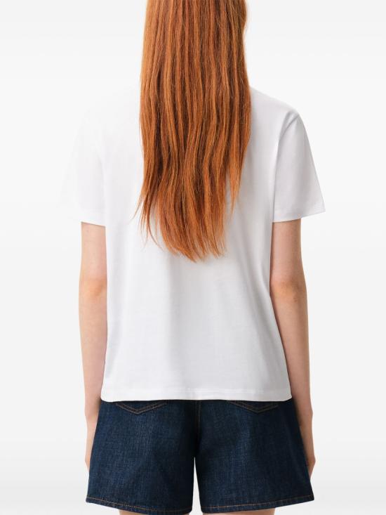 26FW 아미 스몰 하트 로고 티셔츠 BFUTS035D 724100 WHITE - AMI