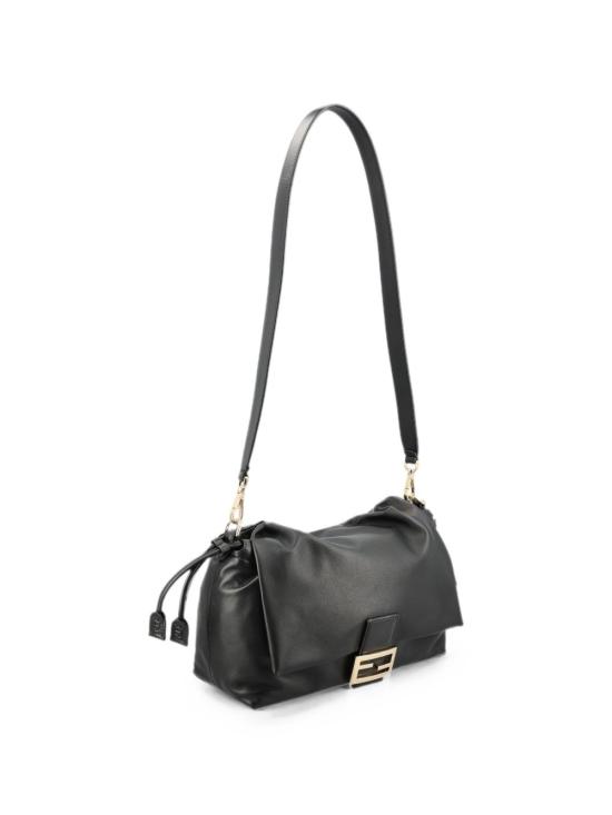 26FW 펜디 바게트 소프트 라지 백 8BR857 B1ZKF0QA1 BLACK - FENDI