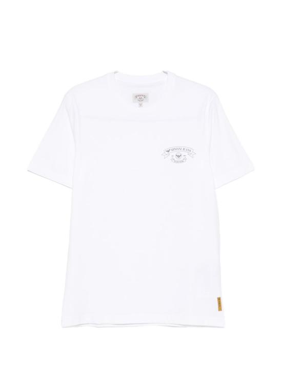 26FW 엠포리오 아르마니 반팔 티셔츠 EM005926 AF29996U0009 WHITE