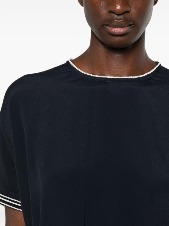 26FW 파비아나 필리피 반팔 티셔츠 TPD216F729 M3575146 NAVY - FABIANA FILIPPI