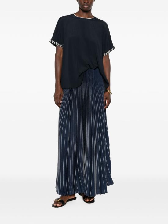 26FW 파비아나 필리피 반팔 티셔츠 TPD216F729 M3575146 NAVY - FABIANA FILIPPI