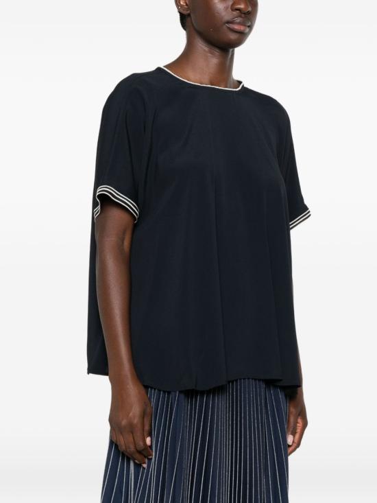 26FW 파비아나 필리피 반팔 티셔츠 TPD216F729 M3575146 NAVY - FABIANA FILIPPI