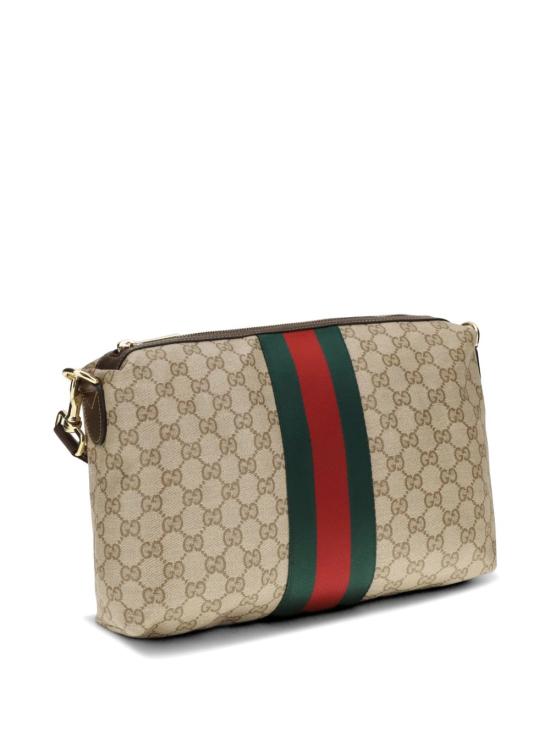 26FW 구찌 웹 디테일의 미디엄 GG 크로스백 A002KX FAF999646 BEIGE - GUCCI