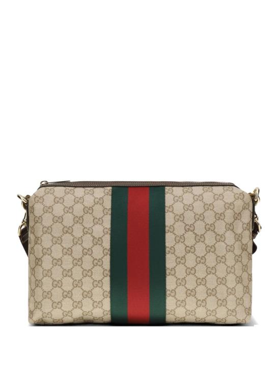 26FW 구찌 웹 디테일의 미디엄 GG 크로스백 A002KX FAF999646 BEIGE