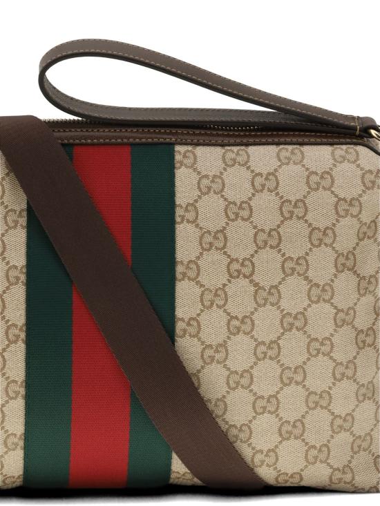 26FW 구찌 웹 디테일의 미디엄 GG 크로스백 A002KX FAF999646 BEIGE - GUCCI