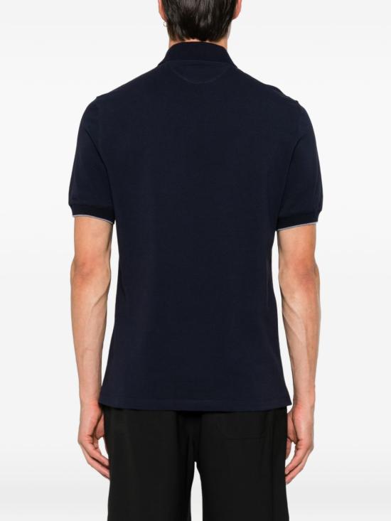 26FW 브루넬로 쿠치넬리 피케 폴로 셔츠 ME8548788 CD325 NAVY - BRUNELLO CUCINELLI