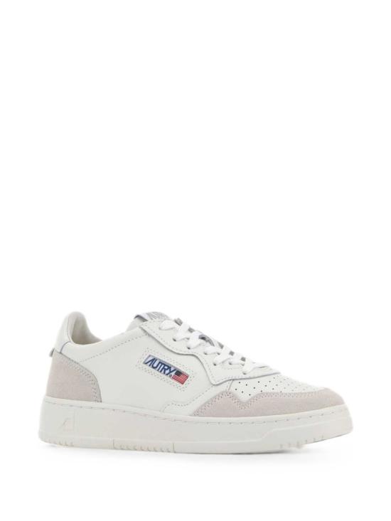 26FW 오트리 메달리스트 로우 레더 스니커즈 AULW LS30 WHITE - AUTRY