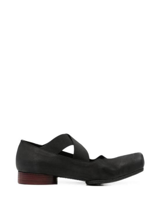 26FW 우마 왕 플랫 슈즈 US9006 UW097 BLACK
