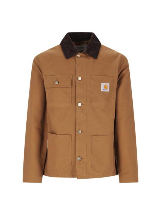 26FW 칼하트 WIP 디어본 캔버스 미시건 초어 코트 I03151900S02 Brown