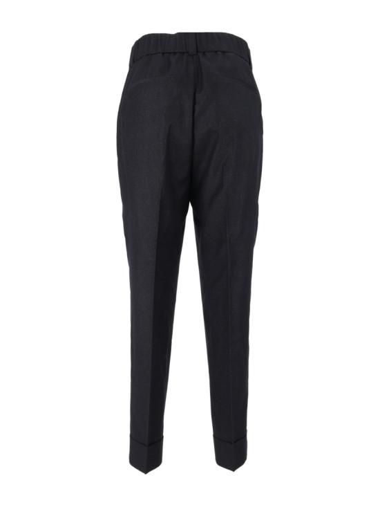 26FW 페세리코 스트레이트 팬츠 A04316Z 03359 Black - PESERICO