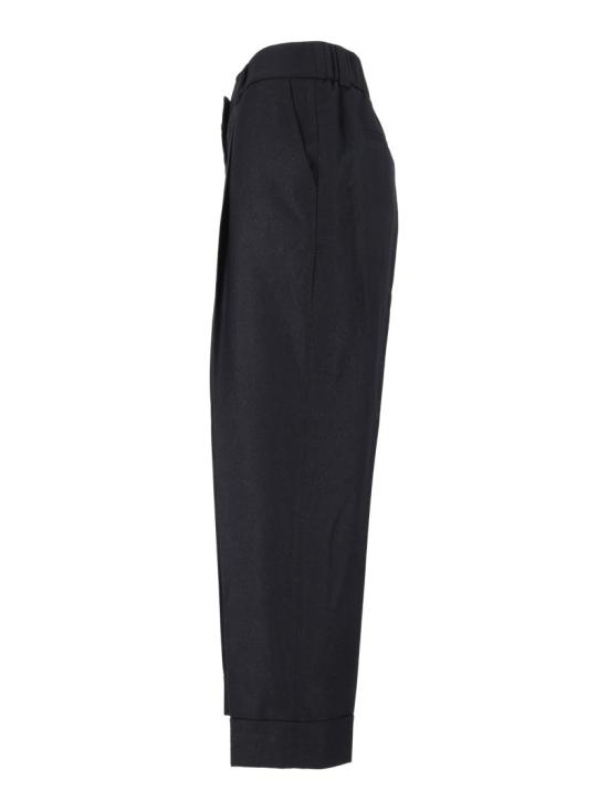 26FW 페세리코 스트레이트 팬츠 A04316Z 03359 Black - PESERICO