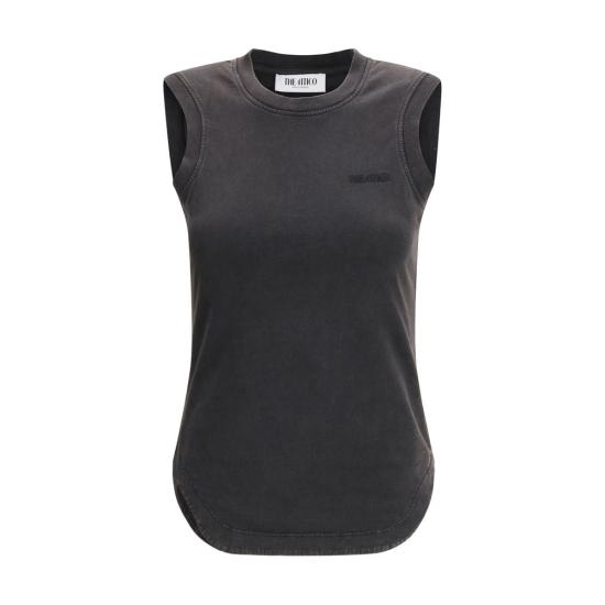26SS 디 아티코 민소매 티셔츠 TH260WCN00003JJJ025AA615BB BLACK