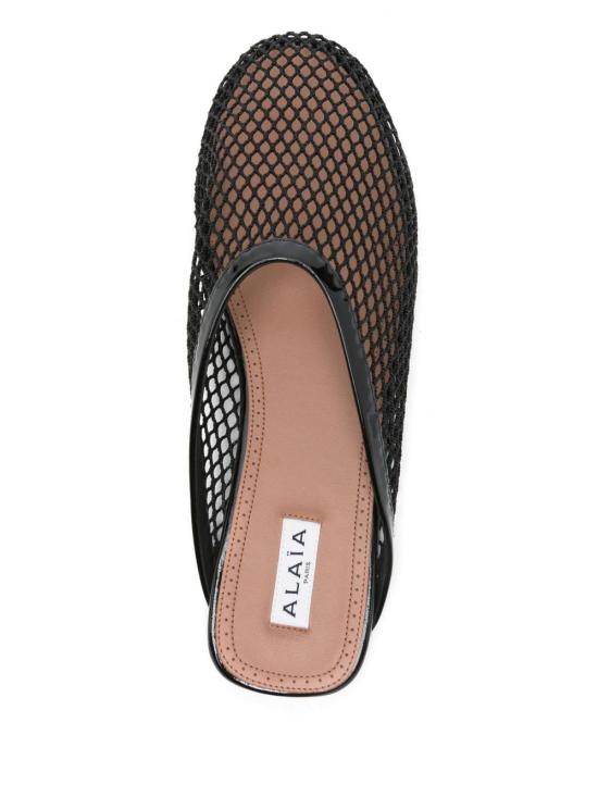 26FW 알라이아 뮬/슬리퍼 AA3M081TK007 999 BLACK - ALAIA