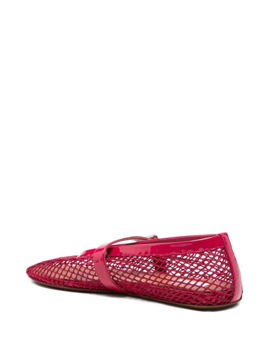 26FW 알라이아 피쉬넷 발레 플랫 AA3A029TK007 424 RED - ALAIA