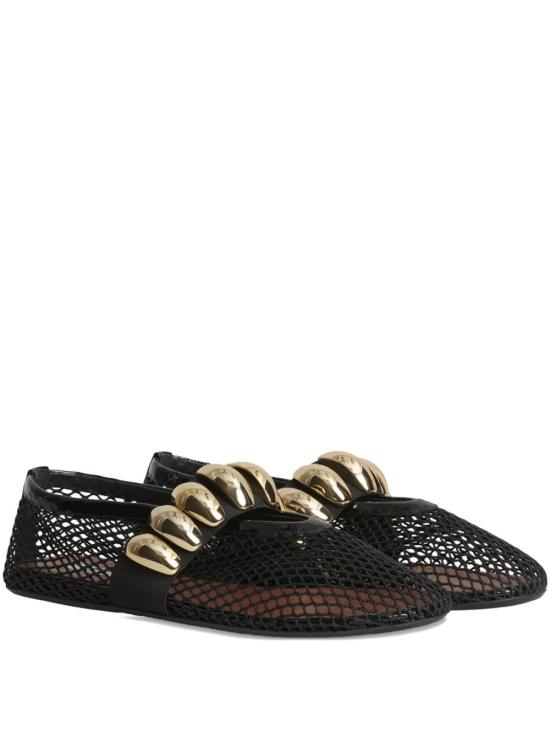 26FW 알라이아 플랫 슈즈 AA3A067TK062 999 BLACK