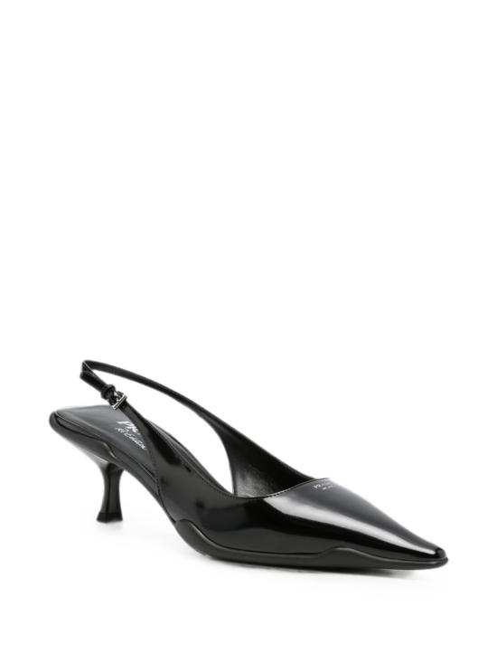 26FW 프라다 브러쉬드 레더 슬링백 펌프스 1I659O 055F0002 BLACK - PRADA