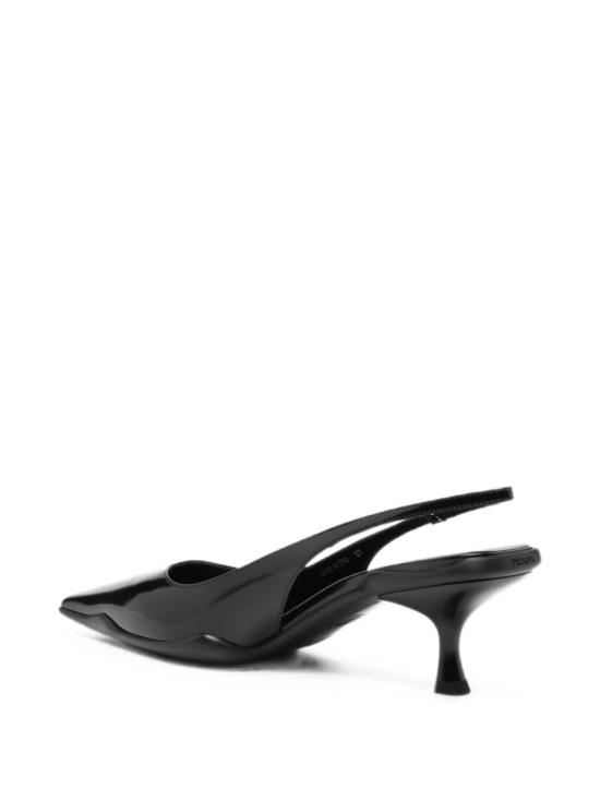 26FW 프라다 브러쉬드 레더 슬링백 펌프스 1I659O 055F0002 BLACK - PRADA