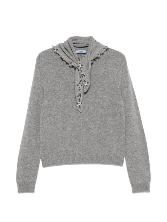 26FW 프라다 스웨터 P24F3F 17E2F0031 GREY