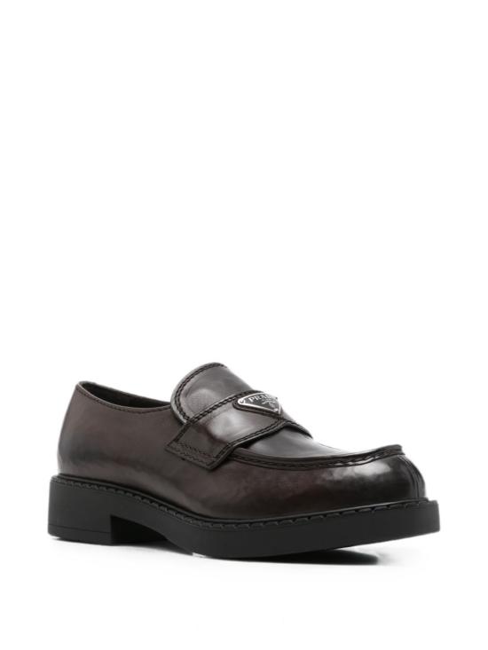 26FW 프라다 초콜릿 레더 로퍼 2DE127 3ZPQF0562 BROWN - PRADA