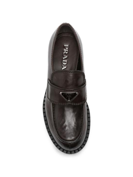 26FW 프라다 초콜릿 레더 로퍼 2DE127 3ZPQF0562 BROWN - PRADA