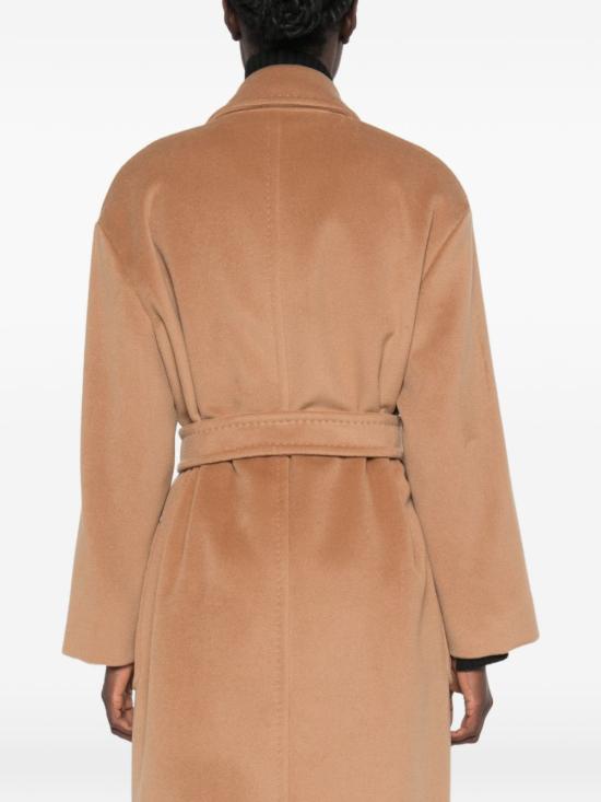 26FW 막스마라 벨티드 노치트 라펠 울 코트 26016092600 002 CAMEL - MAX MARA