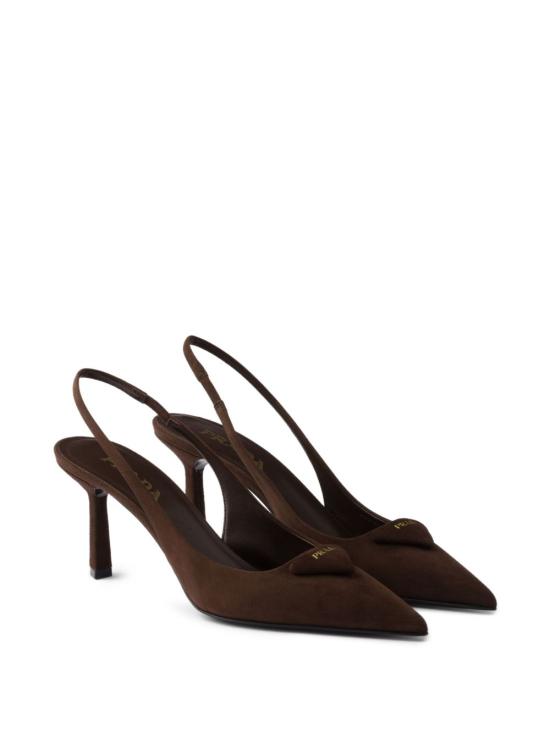 26FW 프라다 레더 슬링백 펌프 1I901M 008F0003 BROWN - PRADA