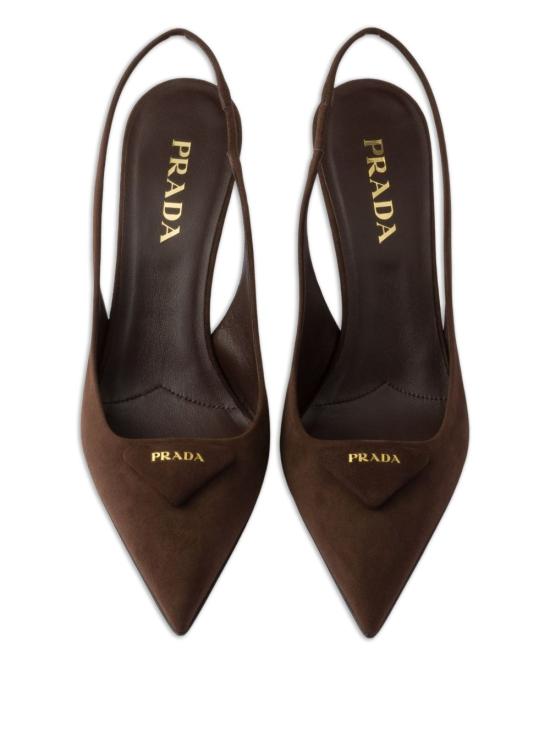 26FW 프라다 레더 슬링백 펌프 1I901M 008F0003 BROWN - PRADA