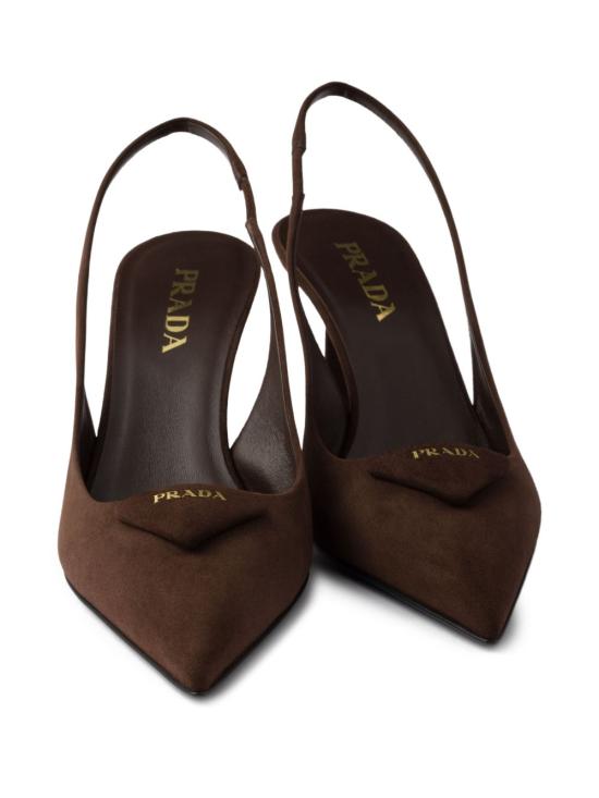 26FW 프라다 레더 슬링백 펌프 1I901M 008F0003 BROWN - PRADA