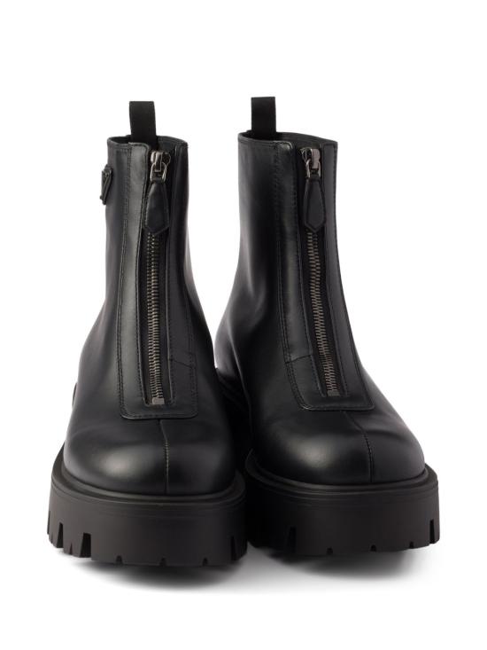 26FW 프라다 레더 지퍼 부티 1T328O UZEF0002 BLACK - PRADA