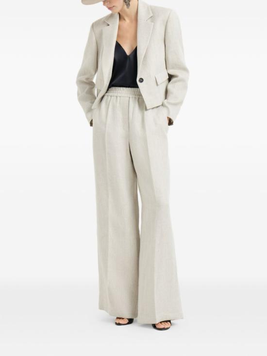 26SS 브루넬로 쿠치넬리 스트레이트 팬츠 MH528P9131 C001 BEIGE - BRUNELLO CUCINELLI