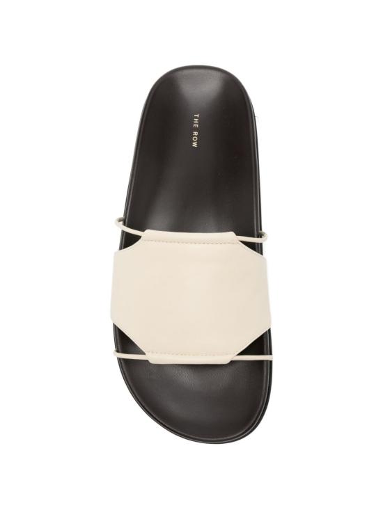 26FW 더로우 비비안 슬라이드 F1792 SN65CLIV WHITE - THE ROW