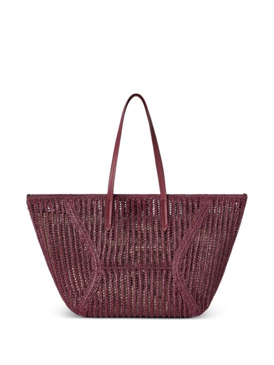 26SS 브루넬로 쿠치넬리 테크노 라피아 BC Duo 백 MB97D2571 C7949 RED - BRUNELLO CUCINELLI