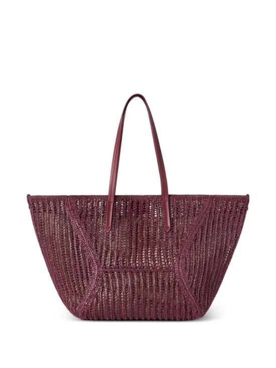 26SS 브루넬로 쿠치넬리 테크노 라피아 BC Duo 백 MB97D2571 C7949 RED