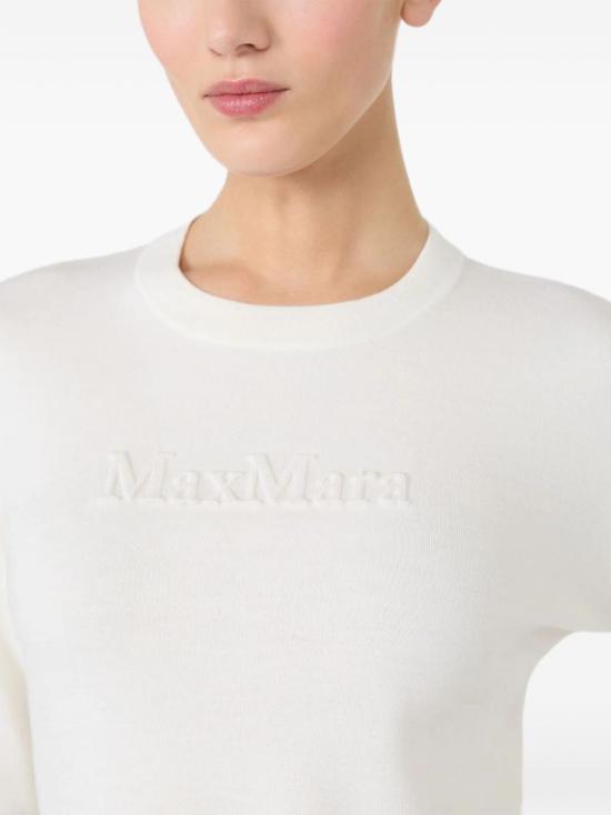 26FW 막스마라 스웨터 21366082600 001 WHITE - MAX MARA