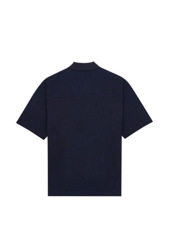 26FW 생로랑 폴로 티셔츠 862765 Y38FL4035 NAVY - SAINT LAURENT