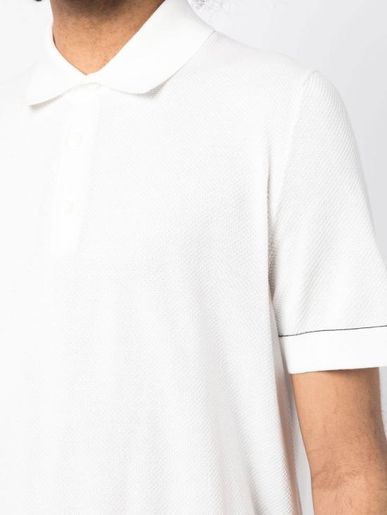 26FW 브리오니 폴로 티셔츠 UMR20O P0K159040 WHITE - BRIONI