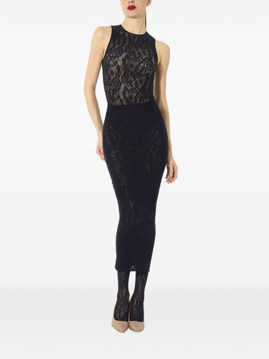 26FW 월포드 미디 스커트 53490 7005 BLACK - WOLFORD