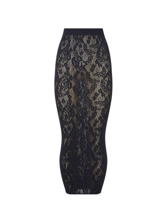 26FW 월포드 미디 스커트 53490 7005 BLACK