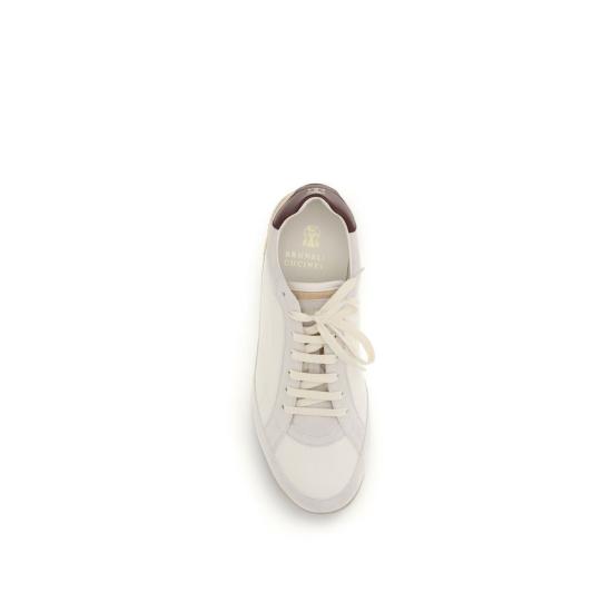 26SS 브루넬로 쿠치넬리 스니커즈 BRMZUKOKA348CXM48BB BEIGE - BRUNELLO CUCINELLI