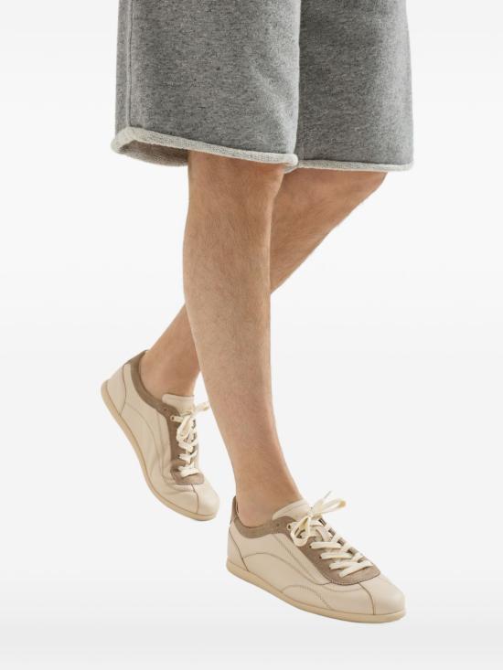 26SS 브루넬로 쿠치넬리 스니커즈 MZULMHD337 CFM24 BEIGE - BRUNELLO CUCINELLI