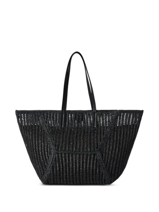 26SS 브루넬로 쿠치넬리 테크노 라피아 BC Duo 백 MB97D2571 C101 BLACK