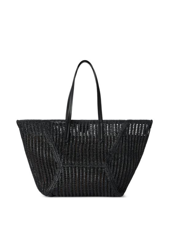 26SS 브루넬로 쿠치넬리 테크노 라피아 BC Duo 백 MB97D2571 C101 BLACK - BRUNELLO CUCINELLI