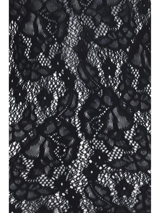 26FW 월포드 긴팔 티셔츠 53411 7005 BLACK - WOLFORD