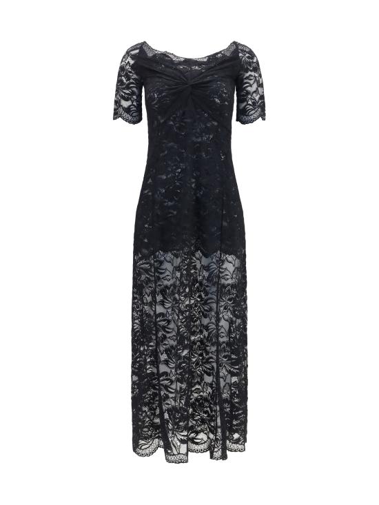 26FW 파코라반 원피스 26AJRO106PA0170 P001 BLACK