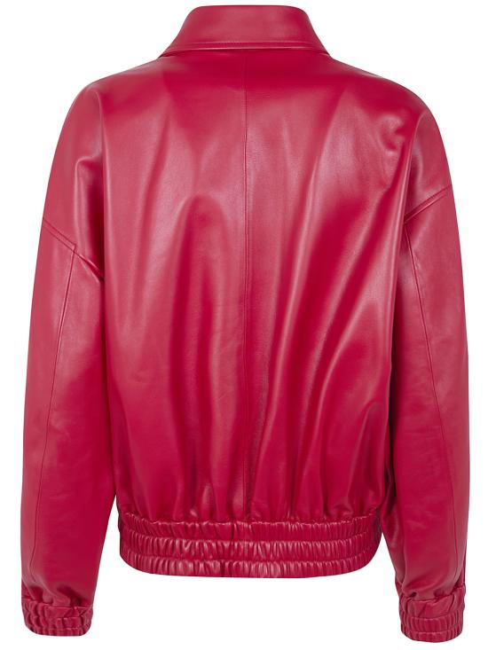 26SS 질샌더 가죽 자켓 J02SW0048 J07187 618 RED - JIL SANDER
