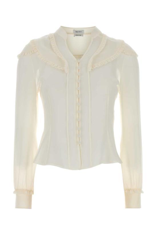 26FW 알렉산더 맥퀸 블라우스 865417QBADS 9015 IVORY