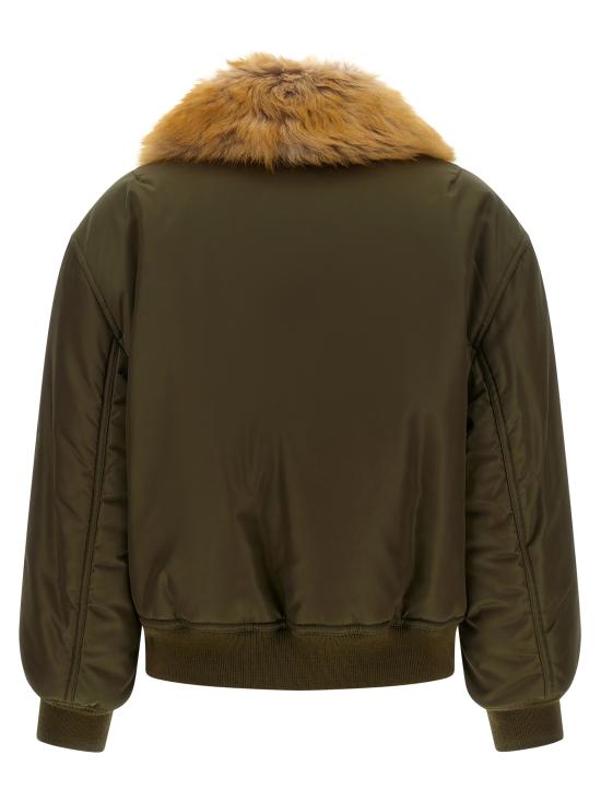 26FW 생로랑 봄버 자켓 A00300YZ9HT3117 Green - SAINT LAURENT