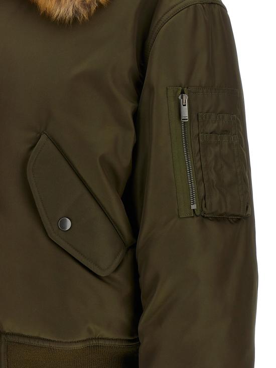 26FW 생로랑 봄버 자켓 A00300YZ9HT3117 Green - SAINT LAURENT