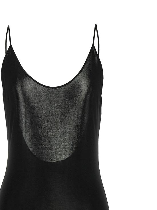 26FW 생로랑 롱 원피스 876792Y38DS1000 Black - SAINT LAURENT