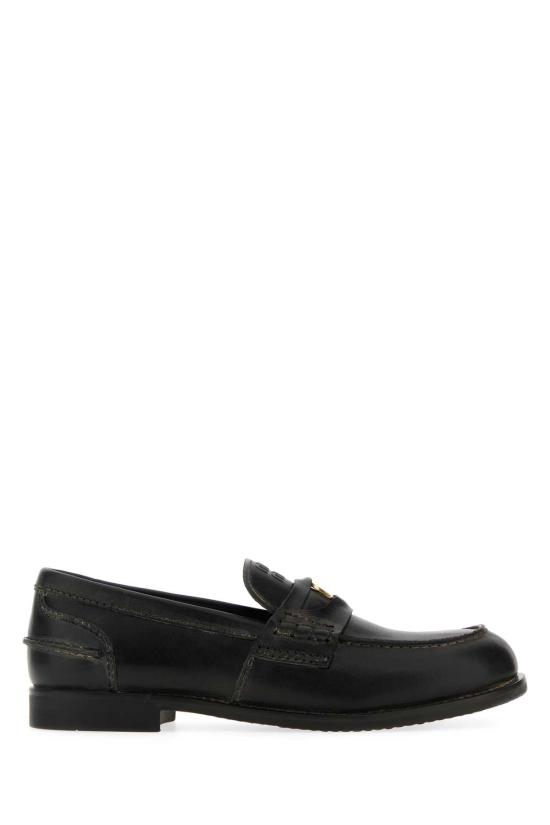 26FW 미우미우 플랫 슈즈 5D773DF0205OD F0002 BLACK